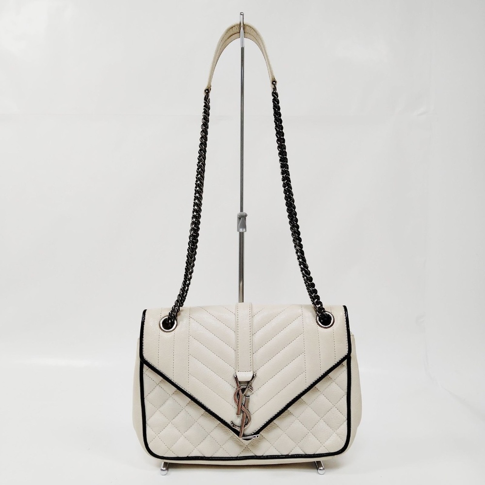 SAINT LAURENT - Shoulder Bag Beige Leather R1.332
